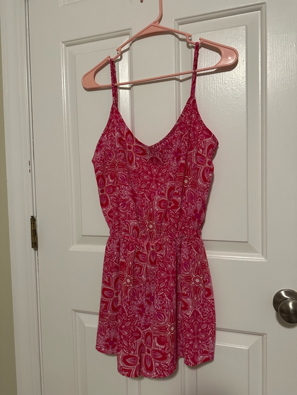 Show Me Your MuMu Pink Floral Print Romper